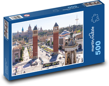 Pałac Kwadratowy Puzzle 500 elementów - 46x30 cm