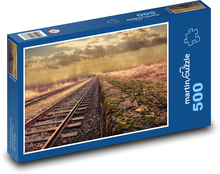 Szyny bez końca Puzzle 500 elementów - 46x30 cm