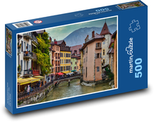 Die französische Stadt Annecy Puzzle 500 Teile - 46 x 30 cm