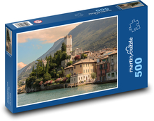 Włochy - Malcesine Puzzle 500 elementów - 46x30 cm