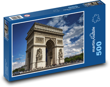 Francie - Paříž - Vítězný oblouk Puzzle 500 dílků - 46 x 30 cm