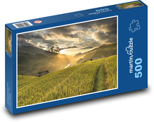 Vietnam - Reisfeld Puzzle 500 Teile - 46 x 30 cm