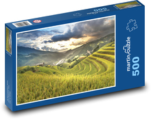 Vietnam - Reisfeld Puzzle 500 Teile - 46 x 30 cm
