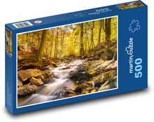 Potok v lese Puzzle 500 dielikov - 46 x 30 cm 