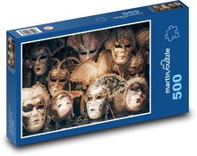 Masky, karneval Puzzle 500 dílků - 46 x 30 cm