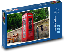 Anglie - telefonní budka Puzzle 500 dílků - 46 x 30 cm
