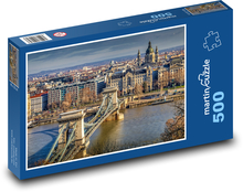 Maďarsko - Budapešť Puzzle 500 dílků - 46 x 30 cm