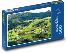 Lake Village - Fjordy Puzzle 500 dielikov - 46 x 30 cm 