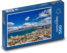 Island - Reykjavík  Puzzle 500 Teile - 46 x 30 cm