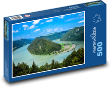 Rieka Dunaj v Rakúsku Puzzle 500 dielikov - 46 x 30 cm 