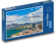 Island - Reykjavík  Puzzle 500 dielikov - 46 x 30 cm 