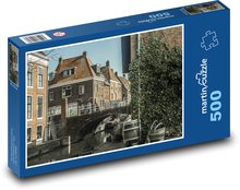 Holandsko - plavební kanál Puzzle 500 dílků - 46 x 30 cm