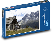 Alpy - Mont Blanc Puzzle 500 elementów - 46x30 cm