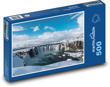 Island - Godafoss Puzzle 500 Teile - 46 x 30 cm