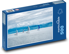 Plachetnica na jazere Puzzle 500 dielikov - 46 x 30 cm 