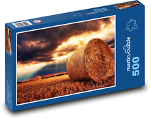 straw bales Puzzle of 500 pieces - 46 x 30 cm 