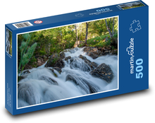 Rozbúrený potok Puzzle 500 dielikov - 46 x 30 cm 