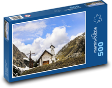 Chapel in the mountains Puzzle of 500 pieces - 46 x 30 cm 