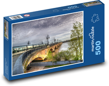 Most v Bordeaux, Francie Puzzle 500 dílků - 46 x 30 cm