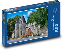 Pohádkový hrad s věžemi Puzzle 500 dílků - 46 x 30 cm