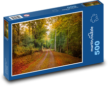 Bunter Herbst im Wald Puzzle 500 Teile - 46 x 30 cm