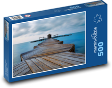 Wooden way to the sea Puzzle of 500 pieces - 46 x 30 cm 