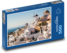 Stredomorský pokoj - Santorini Puzzle 500 dielikov - 46 x 30 cm 