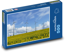 Wind energy Puzzle of 500 pieces - 46 x 30 cm 