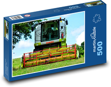 Ernte eines Dreschers in Aktion Puzzle 500 Teile - 46 x 30 cm