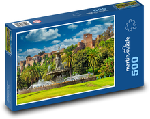 Brunnen unter der Festung Alcazaba Puzzle 500 Teile - 46 x 30 cm