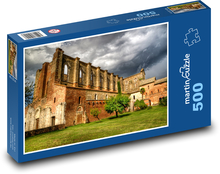 Ruiny podczas burzy Puzzle 500 elementów - 46x30 cm