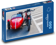 Motocykel - Sidecar Puzzle 500 dielikov - 46 x 30 cm 