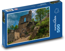 Vergessene Burg Deutschland, Sachsen - Oybin Puzzle 500 Teile - 46 x 30 cm