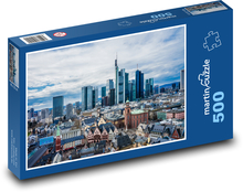 Německo - Frankfurt Nad Mohanem Puzzle 500 dílků - 46 x 30 cm