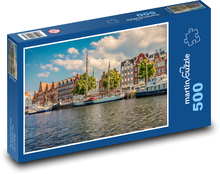 Přístav - Lübeck Puzzle 500 dílků - 46 x 30 cm