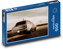 Starý americký vůz Puzzle 500 dílků - 46 x 30 cm