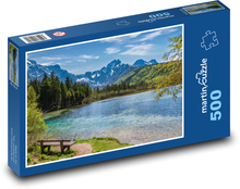 Bank am See Puzzle 500 Teile - 46 x 30 cm