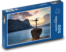 Stráž nad jezerem Puzzle 500 dílků - 46 x 30 cm