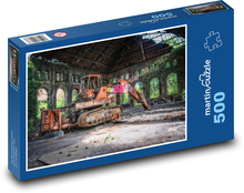 Opustený bager Puzzle 500 dielikov - 46 x 30 cm 