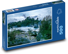 Rýnsky vodopád, Švajčiarsko Puzzle 500 dielikov - 46 x 30 cm 