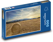 Pole, zboże, jesień Puzzle 500 elementów - 46x30 cm