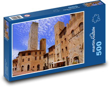 San Gimignano, Włochy Puzzle 500 elementów - 46x30 cm