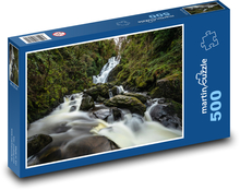 Forest waterfall Puzzle of 500 pieces - 46 x 30 cm
