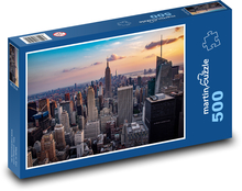 Manhattan - USA Puzzle 500 dílků - 46 x 30 cm