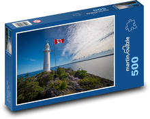 Kanada - latarnia morska Puzzle 500 elementów - 46x30 cm