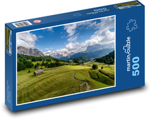 Alpejskie pastwiska Puzzle 500 elementów - 46x30 cm