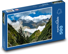 Mountains, clouds, nature Puzzle of 500 pieces - 46 x 30 cm 