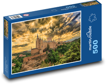 Hrad - Alcazar De Segovia Puzzle 500 dílků - 46 x 30 cm