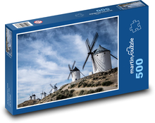 Hiszpania - wiatraki Puzzle 500 elementów - 46x30 cm