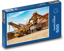 Stavebné stroje Puzzle 500 dielikov - 46 x 30 cm 
